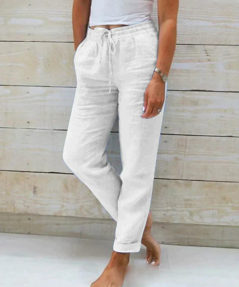 Elegante Damen Leinenhosen für stilvollen Sommerkomfort