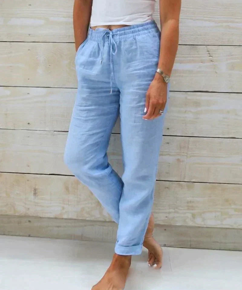 Elegante Damen Leinenhosen für stilvollen Sommerkomfort