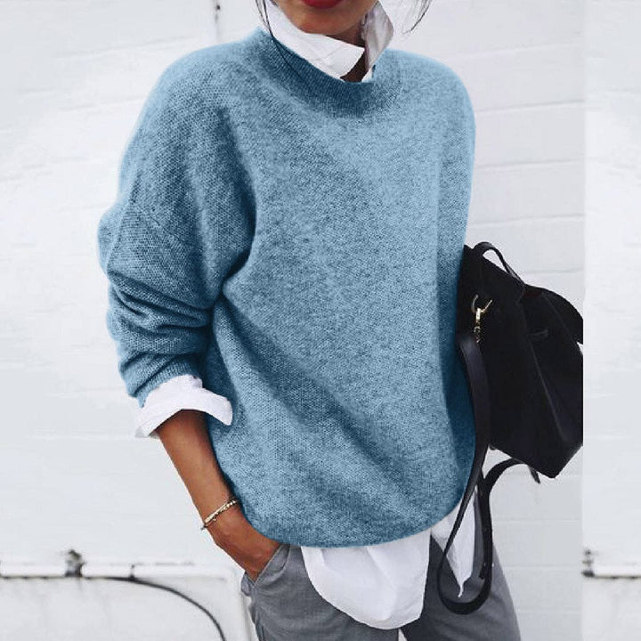 Bequemer und gemütlicher Wollpullover für kalte Tage