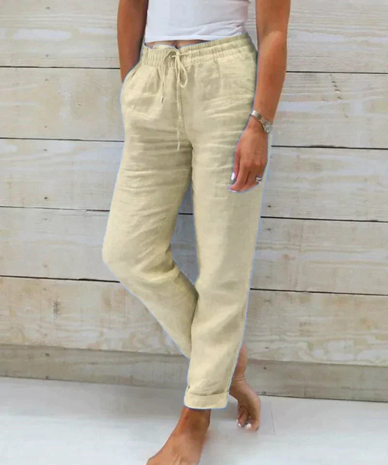 Elegante Damen Leinenhosen für stilvollen Sommerkomfort
