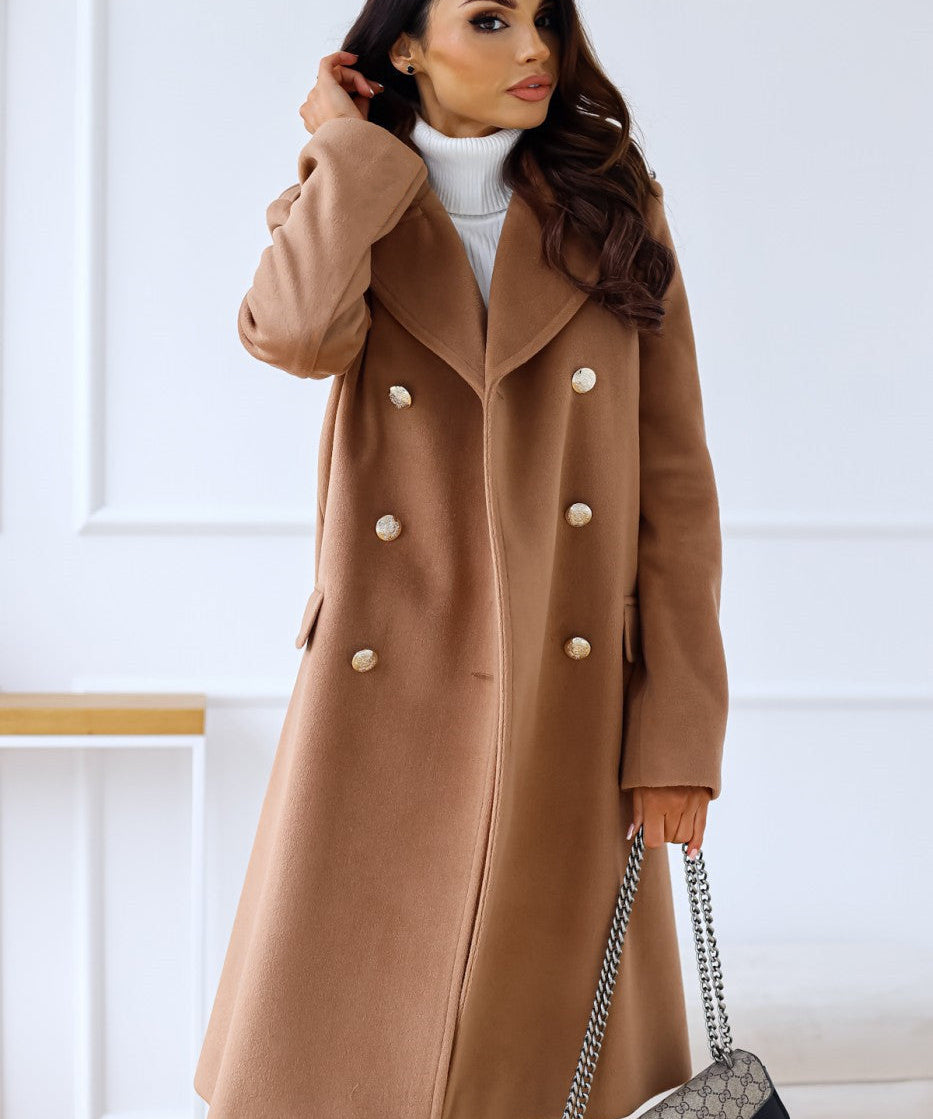 Zweireihiger Mantel für Damen