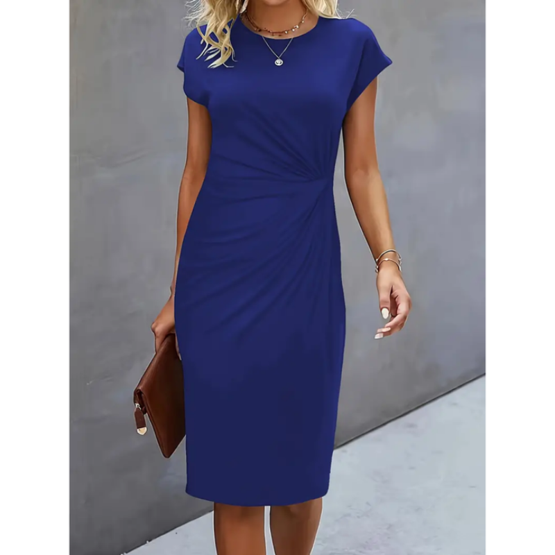 Elegantes Kurzarm-Kleid für Damen – Perfekt für formelle Anlässe