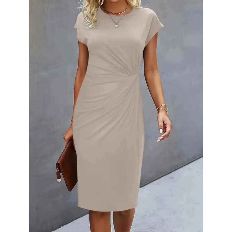 Elegantes Kurzarm-Kleid für Damen – Perfekt für formelle Anlässe