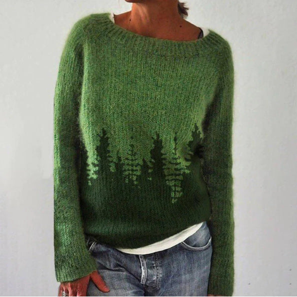 Stilvoller Damen Retro-Pullover für einen einzigartigen Look