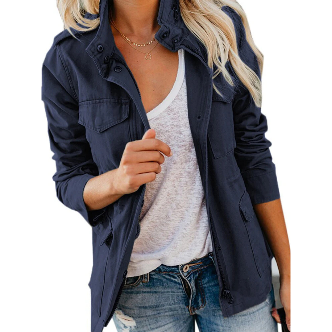 Moderne, schicke Jacke für Damen mit Reißverschluss