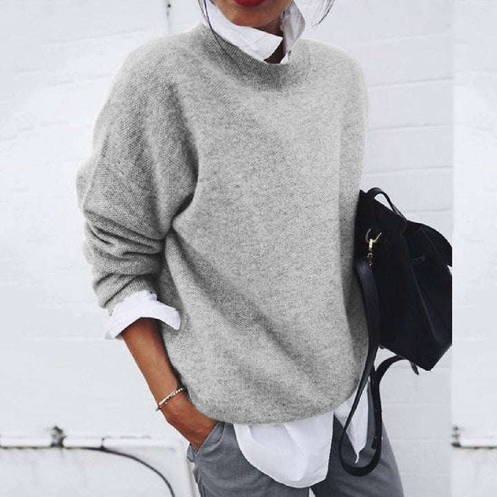 Bequemer und gemütlicher Wollpullover für kalte Tage