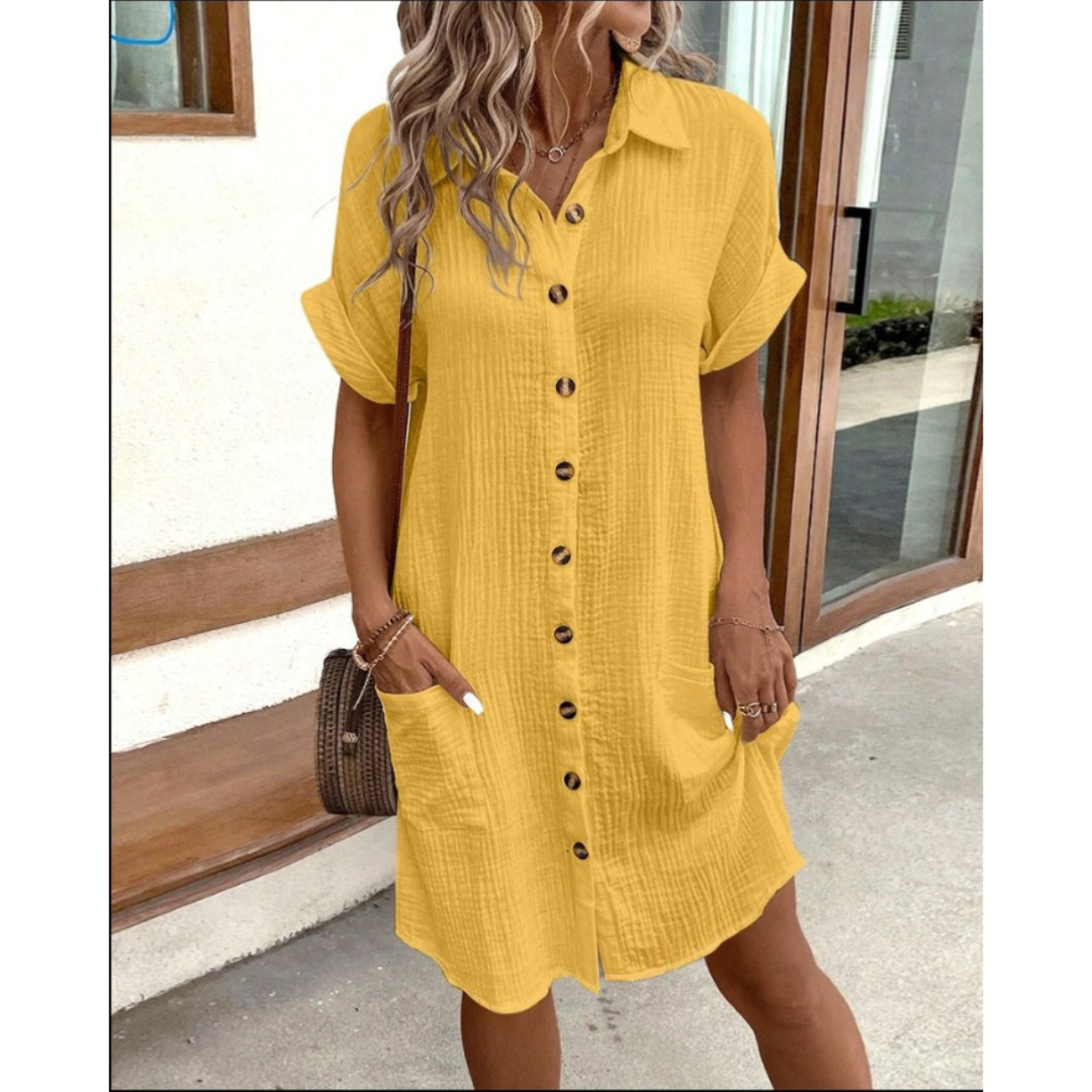 Elegantes Damen-Hemdkleid für stilvollen Look