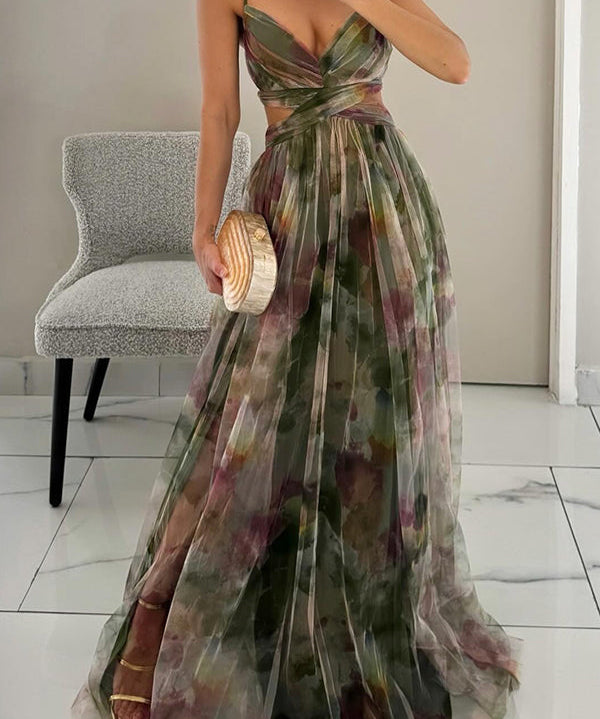 Florales Maxikleid für mühelose Eleganz