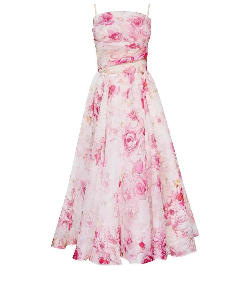 Elegantes Damen-Midikleid mit strukturierter Passform