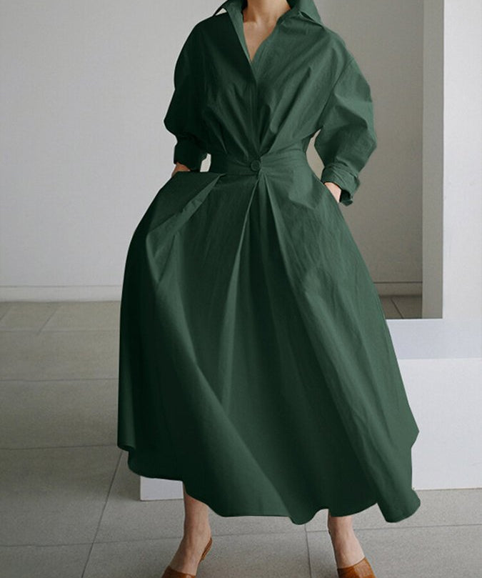 Elegantes Hemdkleid mit Knöpfen