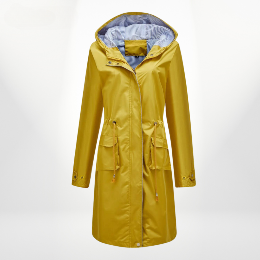Damen Trenchcoat mit Kapuze | Wasserdicht