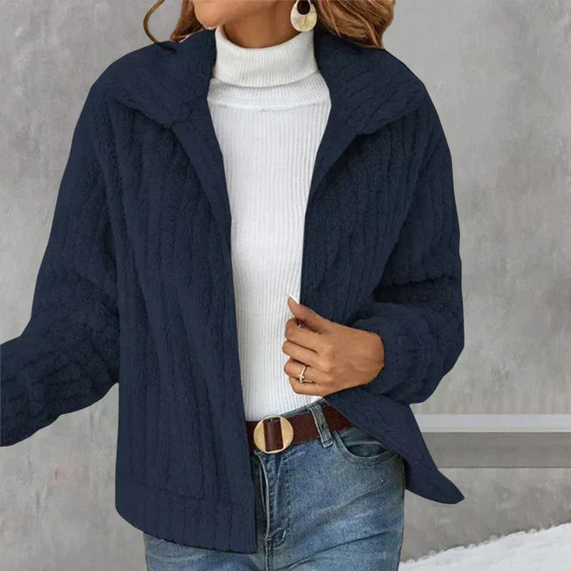 Kuschelige & Stylishe Damen Fleecejacke