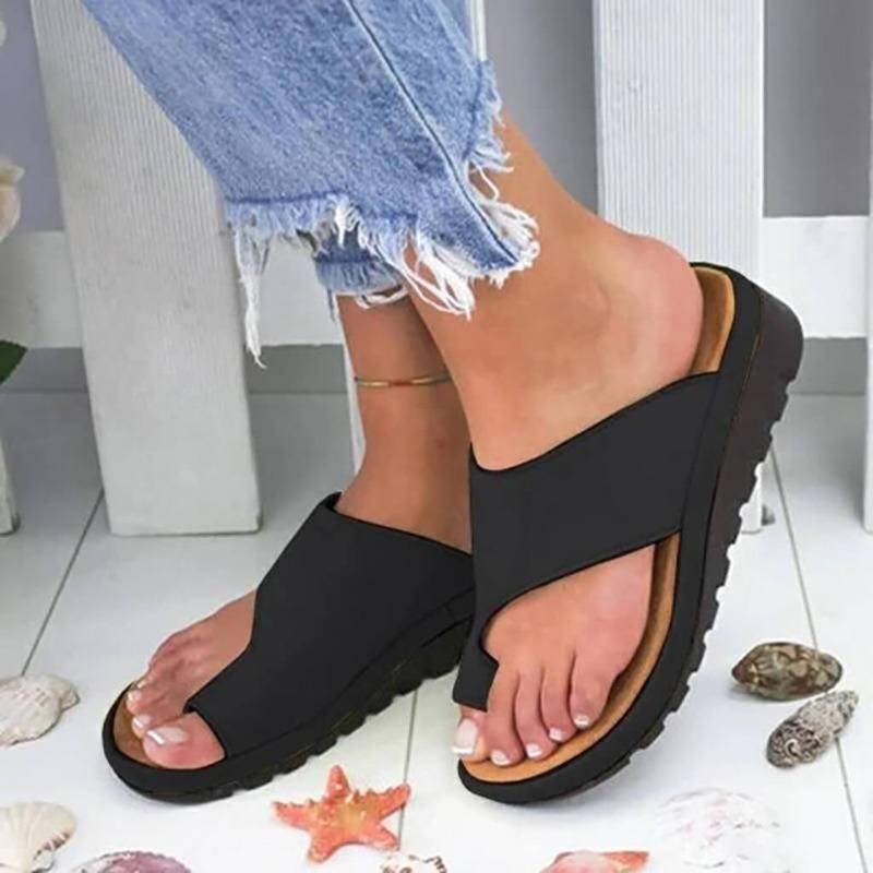 Komfortable orthopädische Sandalen mit Hallux Valgus Unterstützung für gesunde Füße
