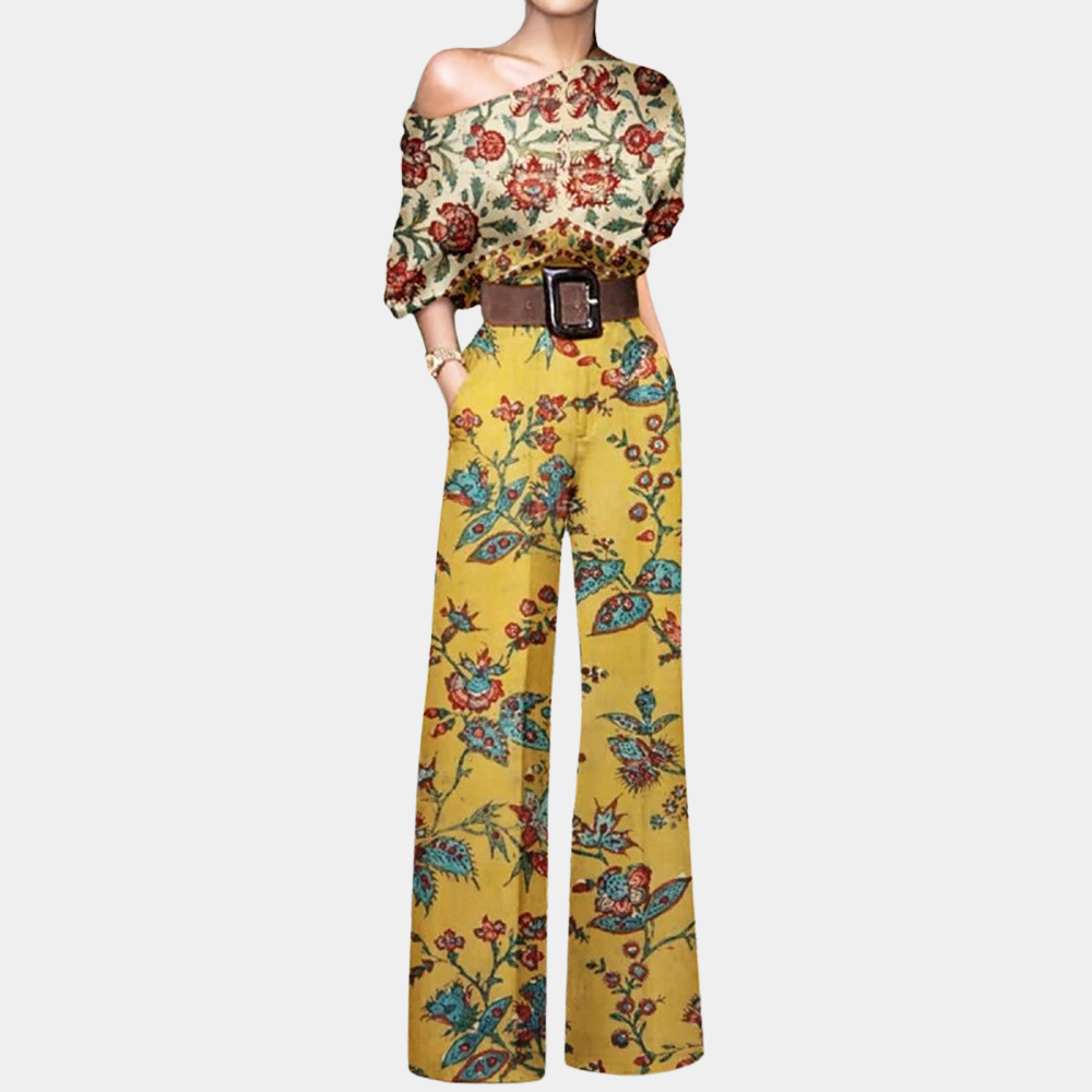 Stylischer Damen Overall im Schmetterlingsdesign