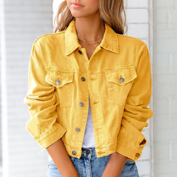 Modische Denim-Jacke