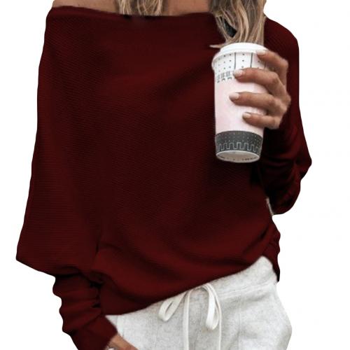 Stylischer Schulterfreier Pullover für einen trendigen Look