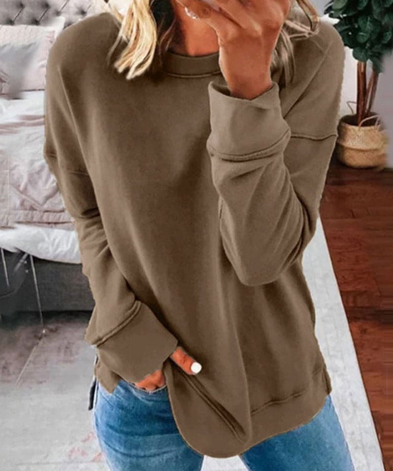Elegantes Damen Sweatshirt für hohen Komfort und Weichheit