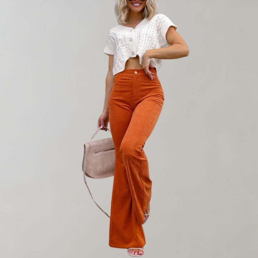 Stylische Cord-Schlaghosen für einen trendigen Look