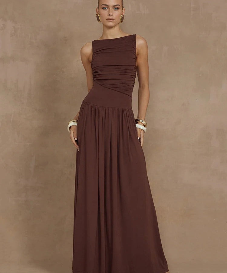 Elegantes schwarzes Maxikleid für Damen – Perfekt für den Sommer