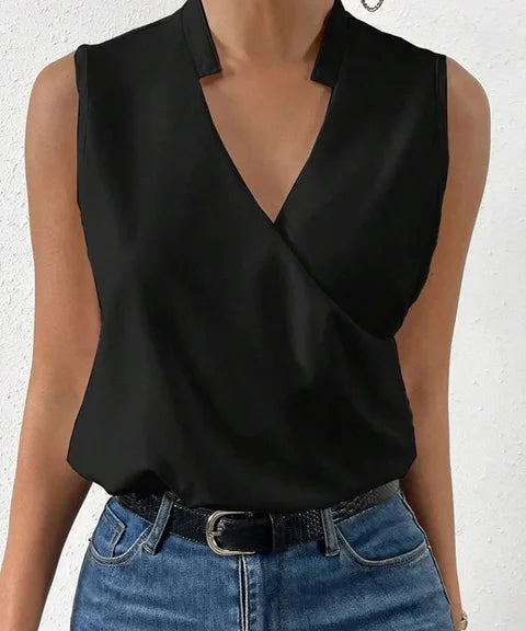 Lässiges Damen-Sommertop mit V-Ausschnitt für den perfekten Sommerlook