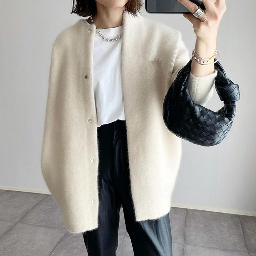Langer Strick-Cardigan für Damen