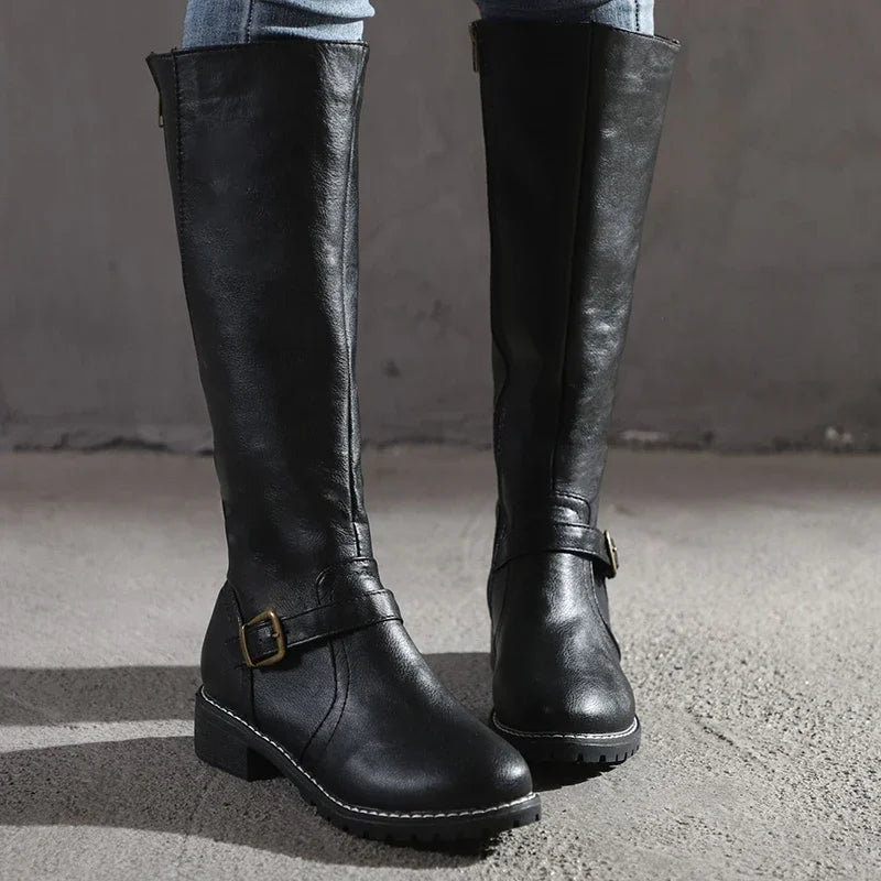 Stilvolle Lederstiefel für Damen – Trendige und elegante Begleiter für jeden Anlass