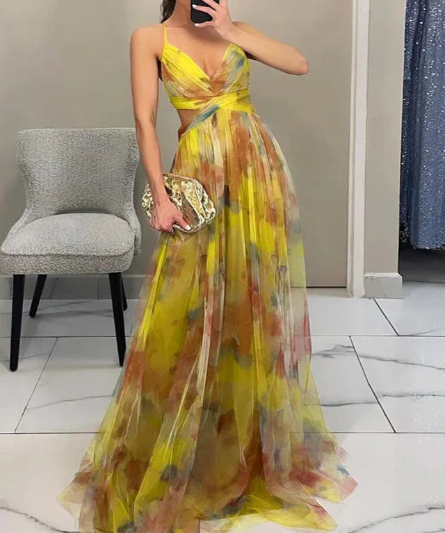 Florales Maxikleid für mühelose Eleganz