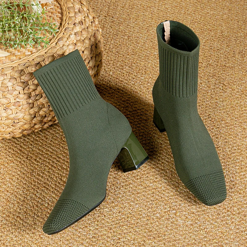 Damen-Stiefeletten mit Thermo-Komfort für warme Füße und rutschfester Sohle