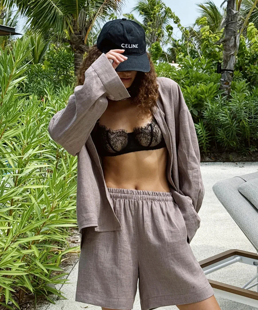 Zweiteiler Hose und Oberteil Sommer Set