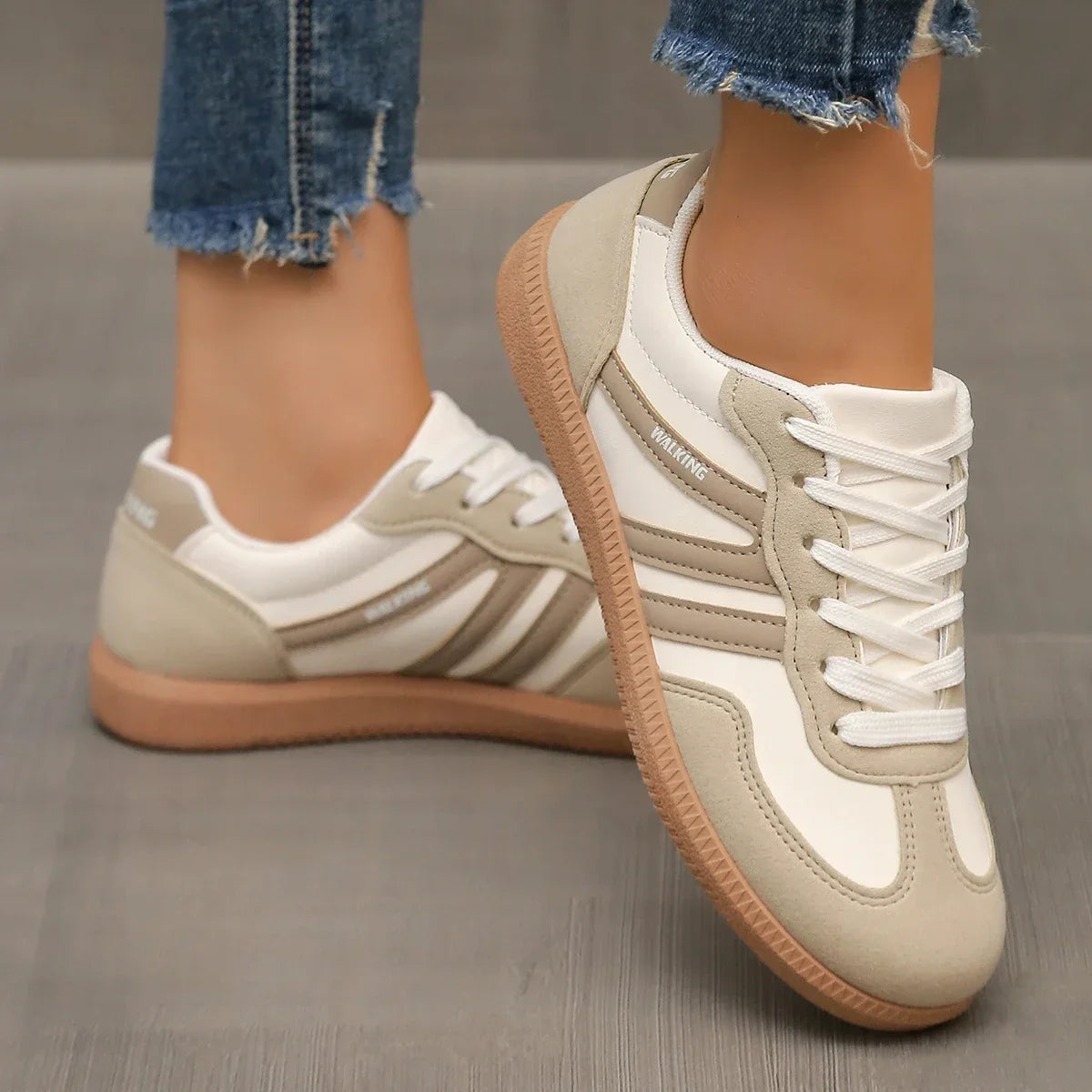 Damen Unterstützung Leichte Orthopädische Walkingsneaker