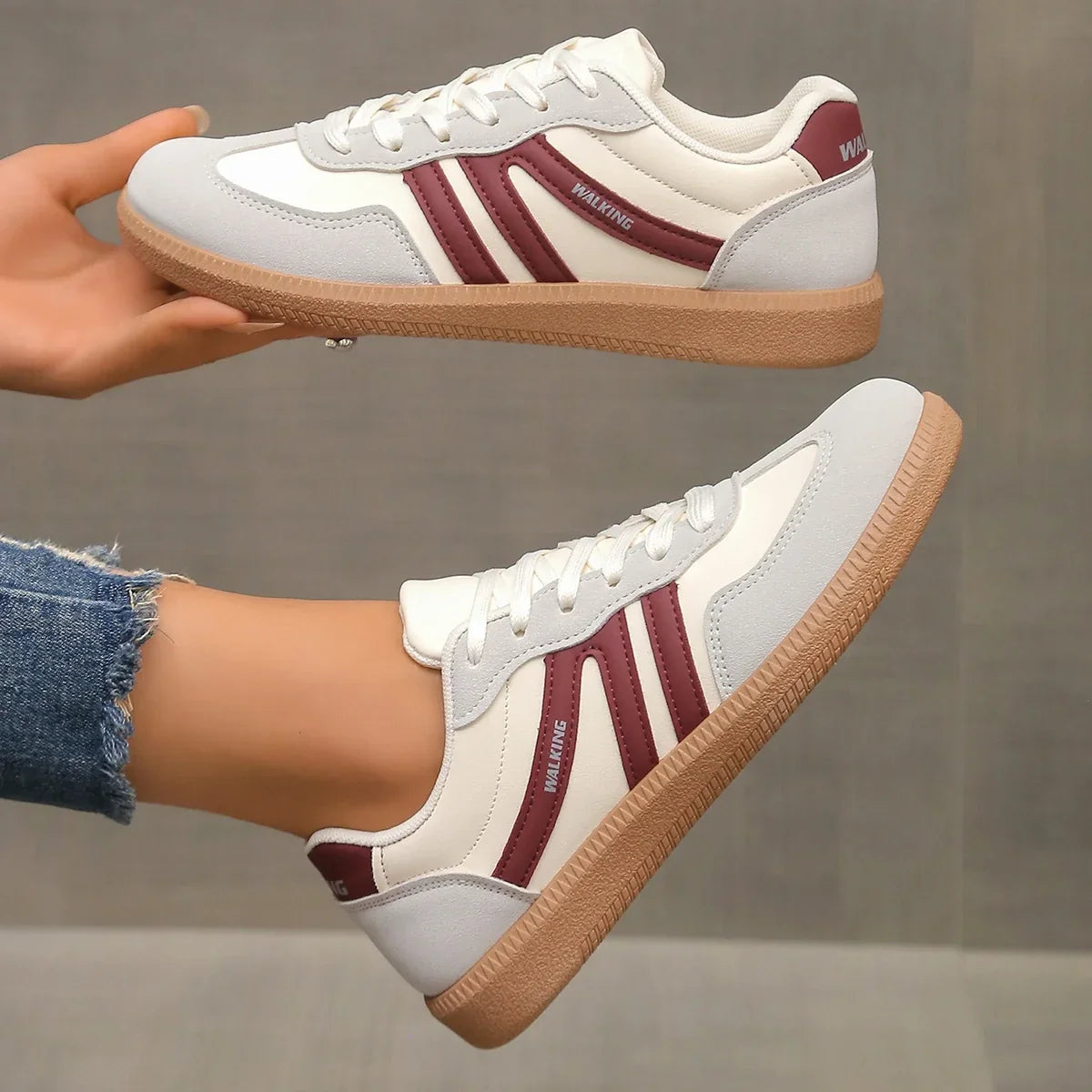 Damen Unterstützung Leichte Orthopädische Walkingsneaker