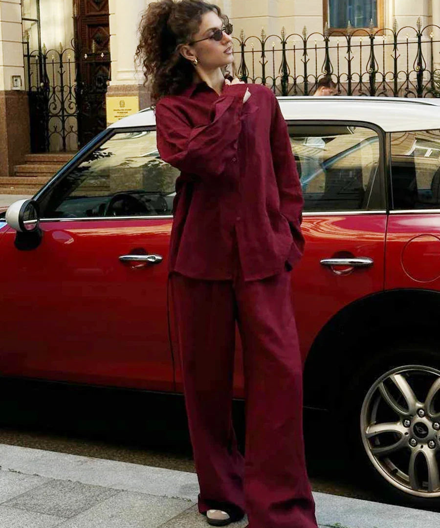 Zweiteiler Hose und Oberteil Sommer Set