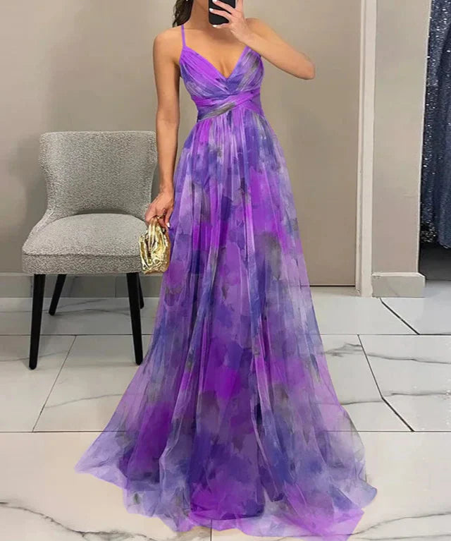 Florales Maxikleid für mühelose Eleganz