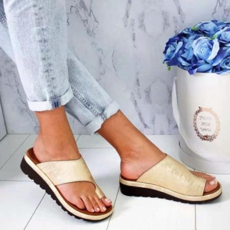 Komfortable orthopädische Sandalen mit Hallux Valgus Unterstützung für gesunde Füße