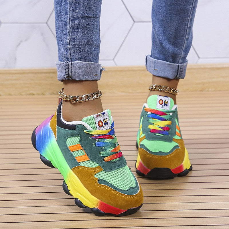Bunte Orthopädische Sportschuhe für Komfort und Stil