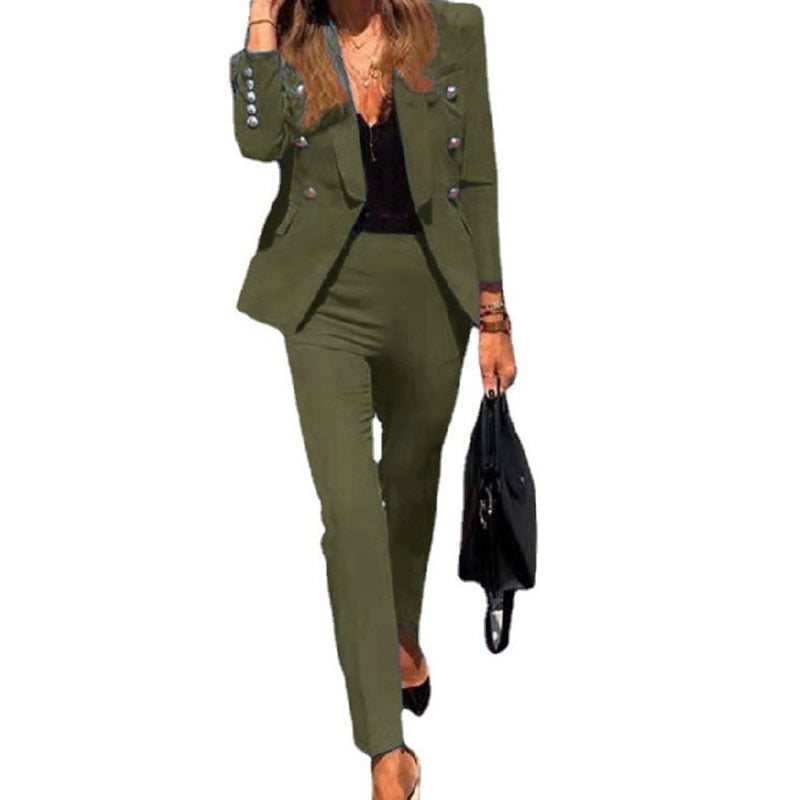 Teiliges Set Blazer-Hose