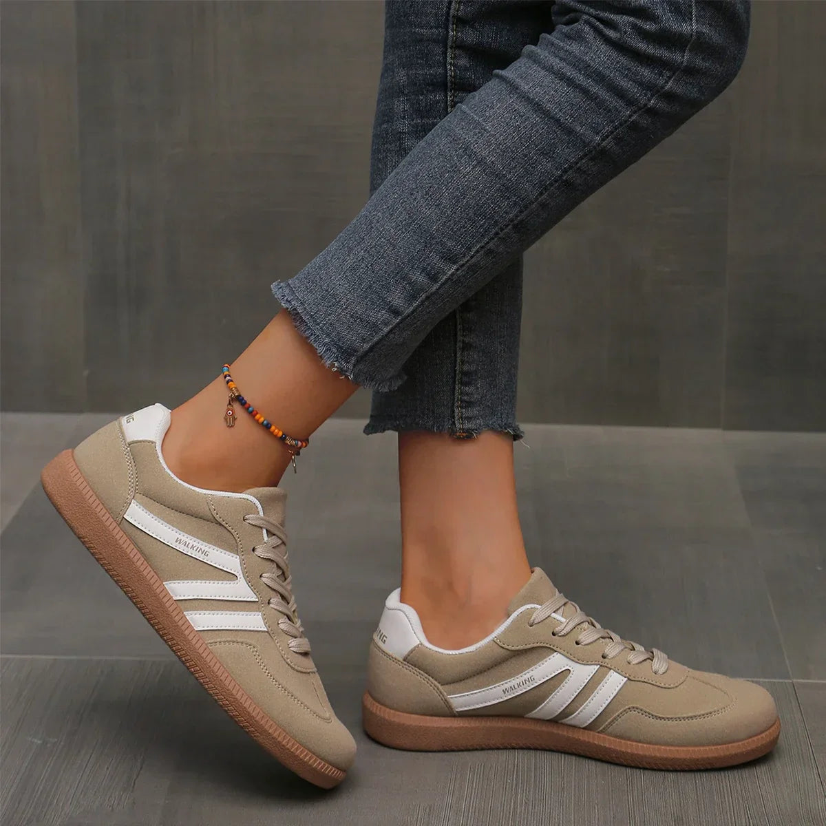 Damen Unterstützung Leichte Orthopädische Walkingsneaker