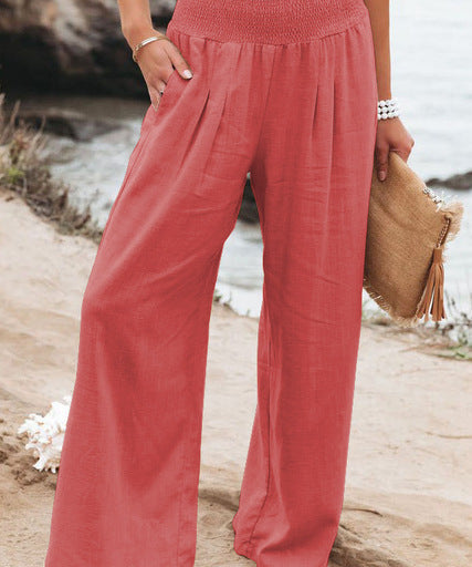 Komfortable Leinenhose für Damen