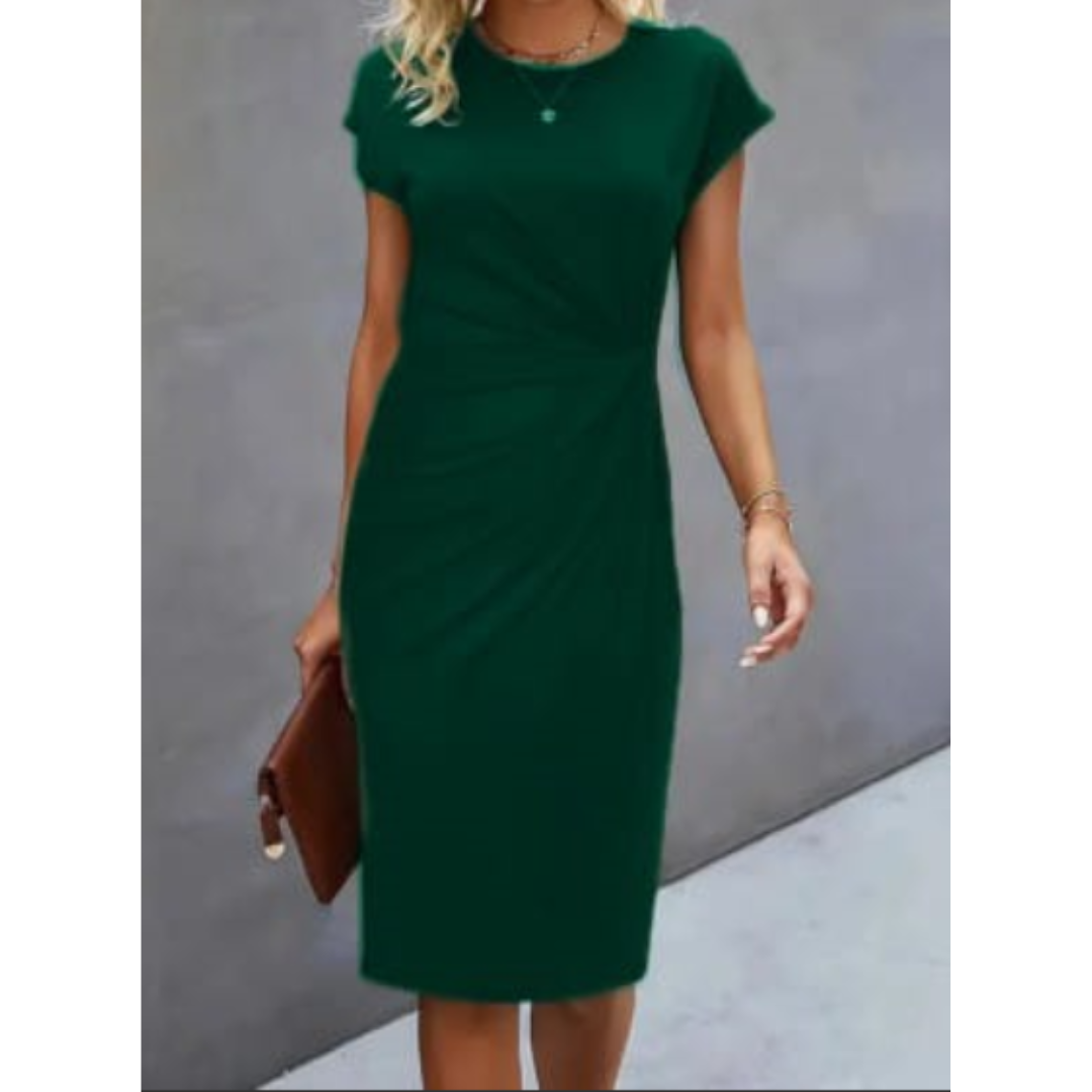 Elegantes Kurzarm-Kleid für Damen – Perfekt für formelle Anlässe