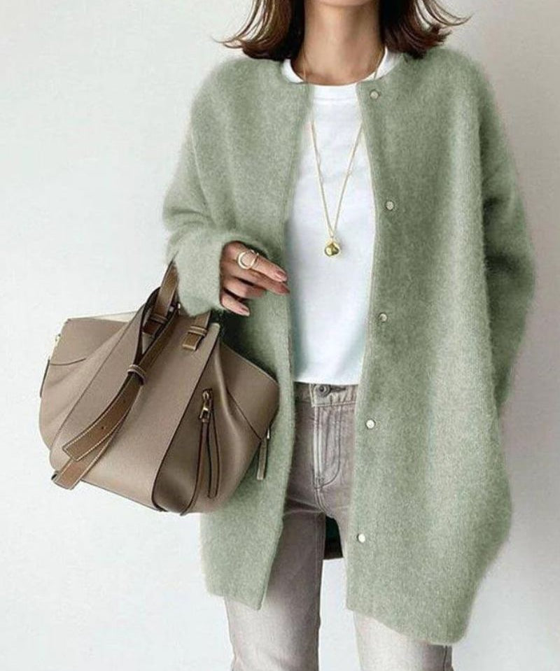 Langer Strick-Cardigan für Damen