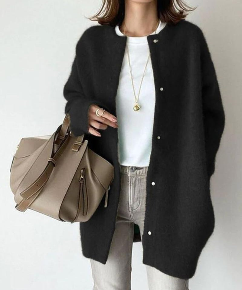 Langer Strick-Cardigan für Damen