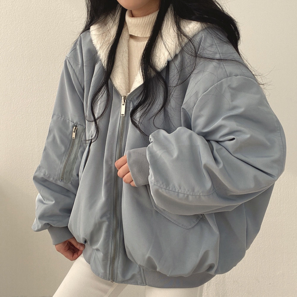 Stylische Wendejacke mit praktischer Kapuze für vielseitigen Look