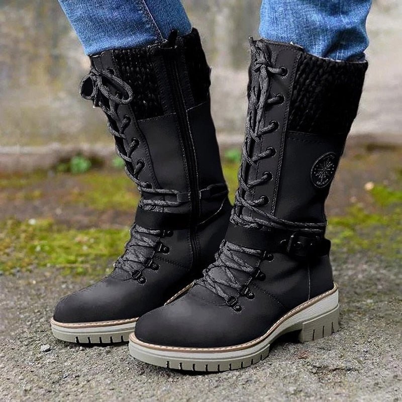 Komfortable Damenstiefel mit Rutschfester Sohle für stilvollen Komfort