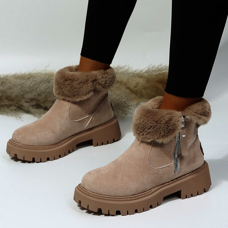 FURBOOTS Damen Superwarme Winterstiefel - Komfort und Stil für kalte Tage