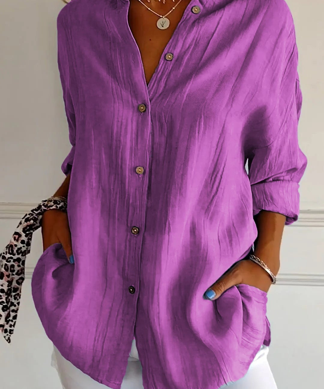 Elegantes Damen Button-Down-Hemd für einen stilvollen Look