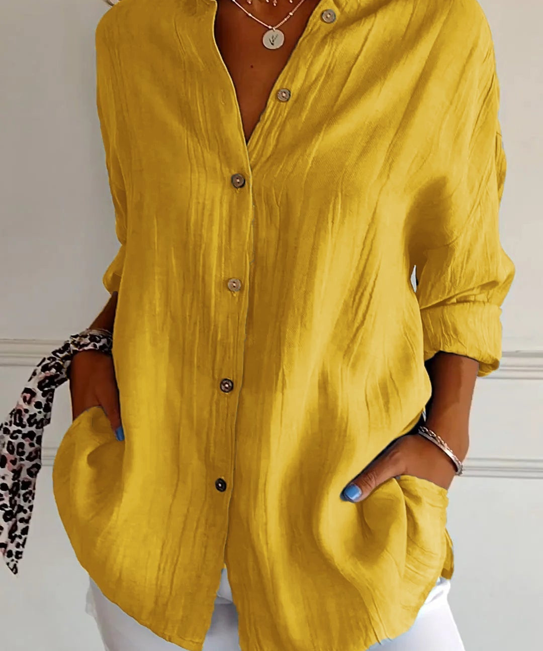 Elegantes Damen Button-Down-Hemd für einen stilvollen Look
