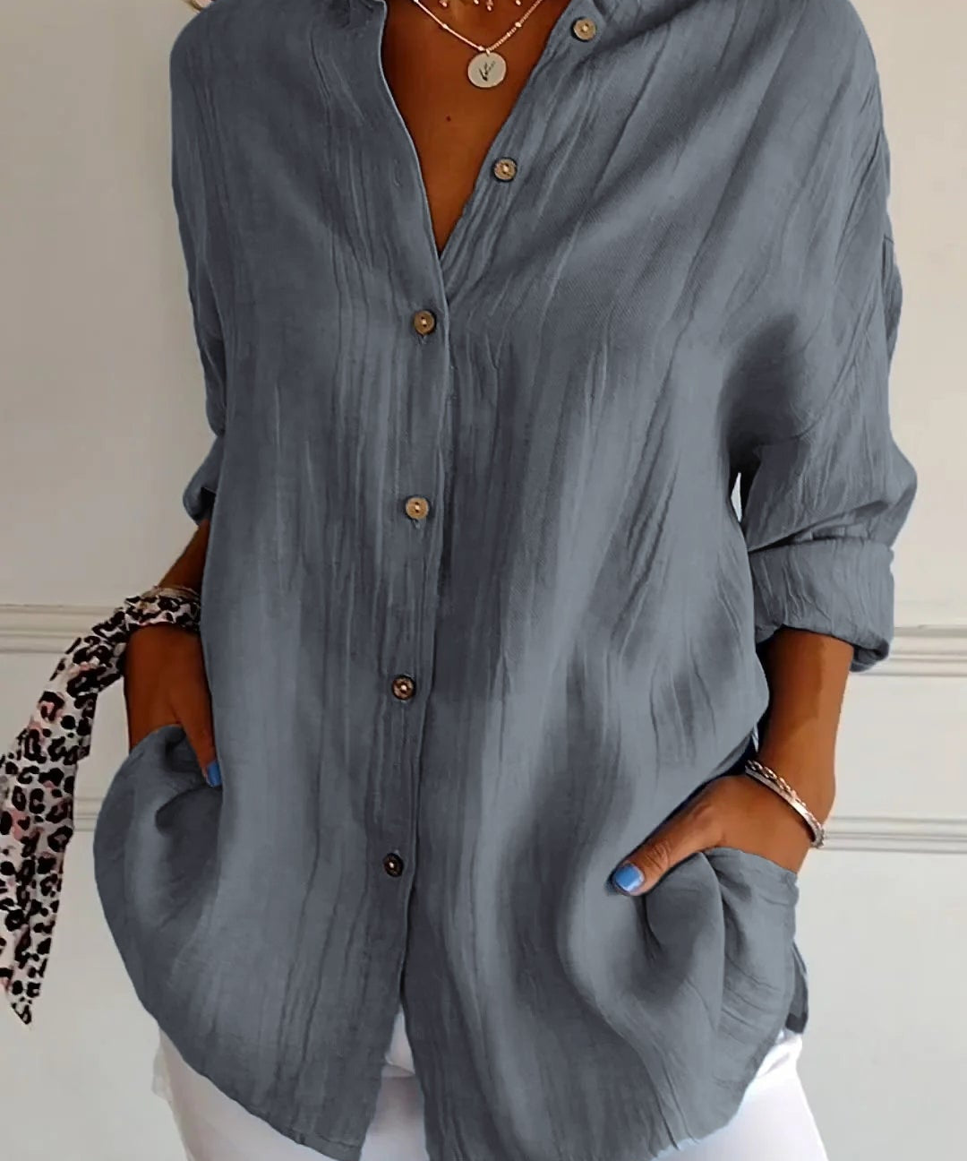 Elegantes Damen Button-Down-Hemd für einen stilvollen Look