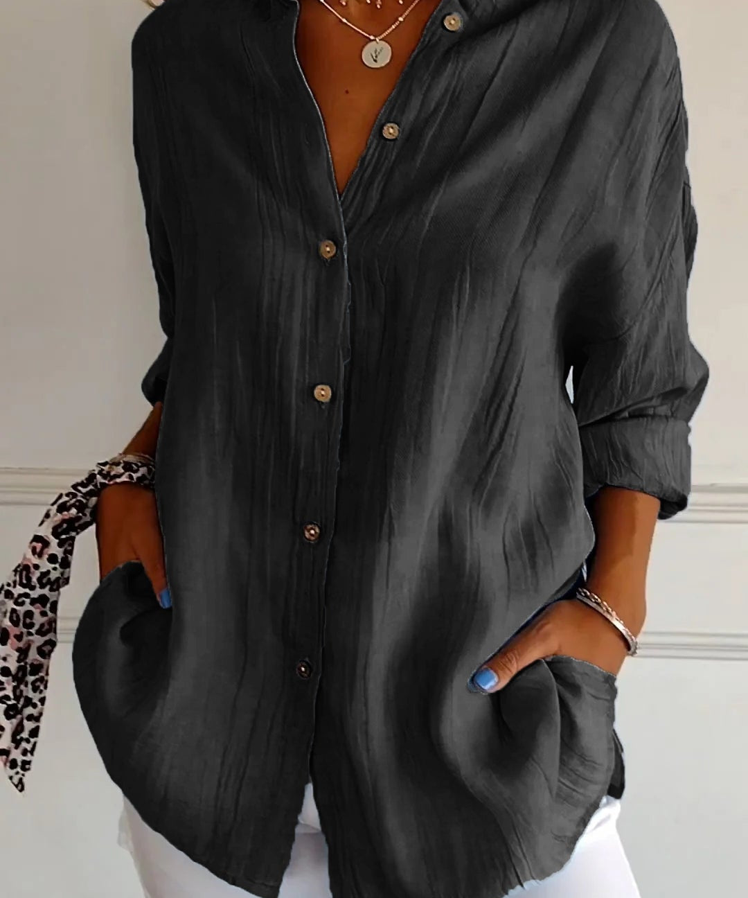 Elegantes Damen Button-Down-Hemd für einen stilvollen Look