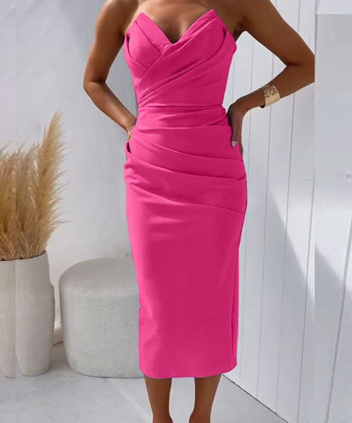 Elegantes trägerloses Kleid für Damen
