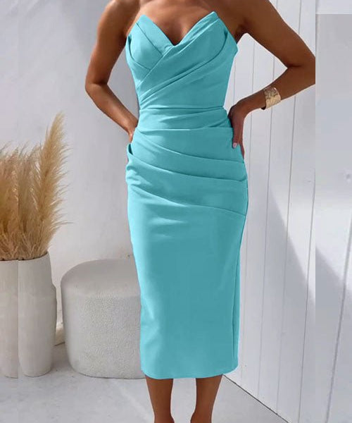 Elegantes trägerloses Kleid für Damen